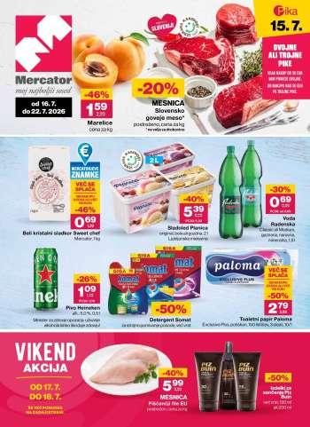 Mercator katalog - 16.7.2026 - 22.7.2026.
