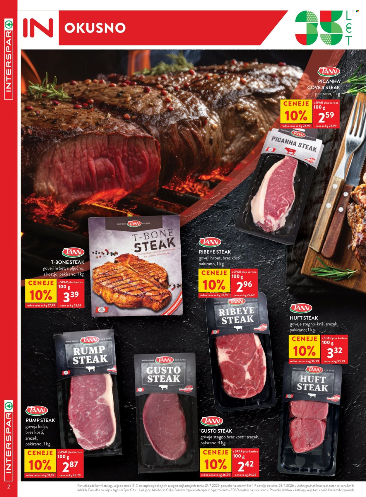 INTERSPAR katalog - 15.7.2026 - 28.7.2026. Stran 2