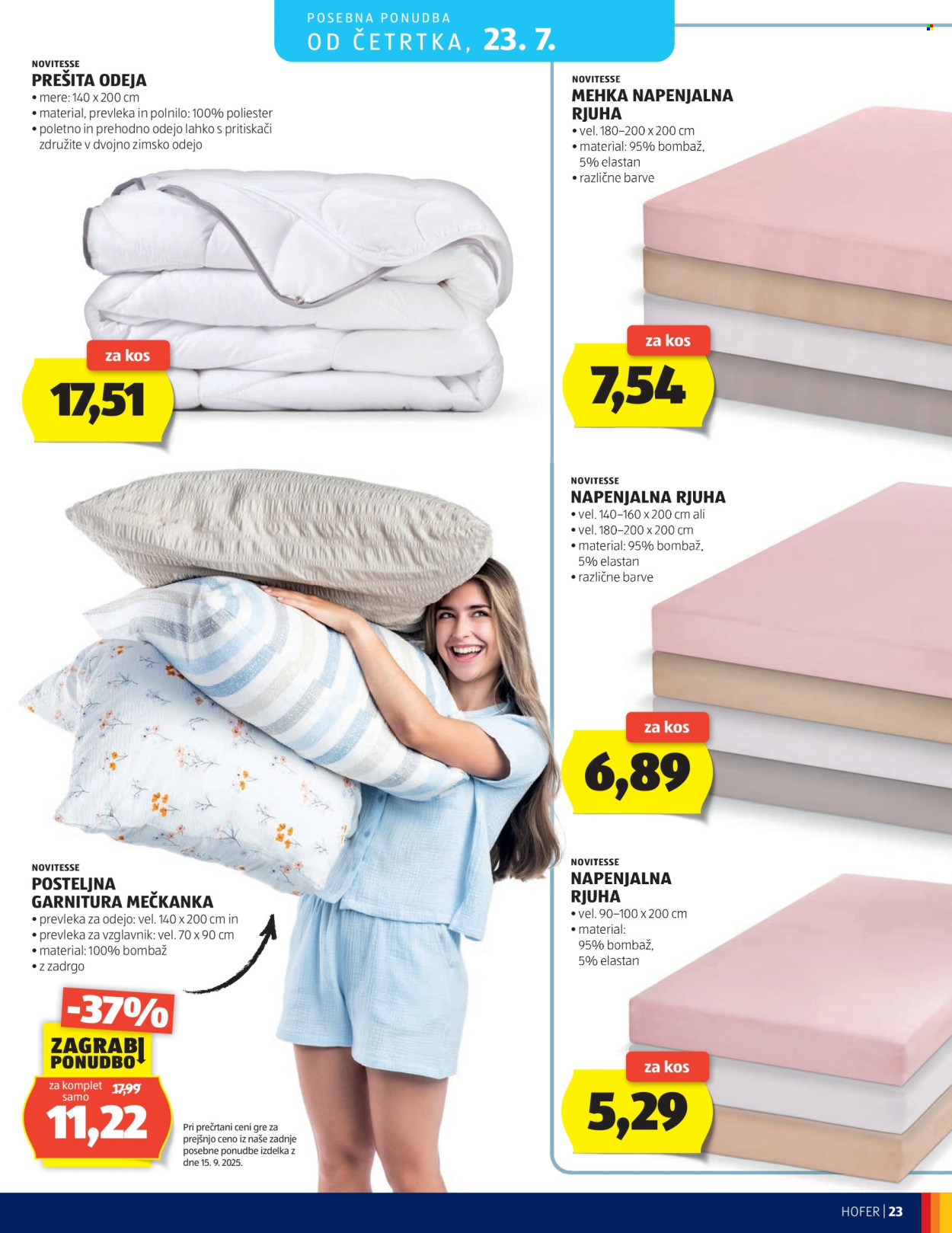 Hofer katalog - 15.7.2026 - 23.7.2026. Stran 23