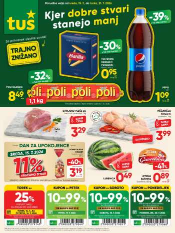 Tuš katalog - 15.7.2026 - 21.7.2026.