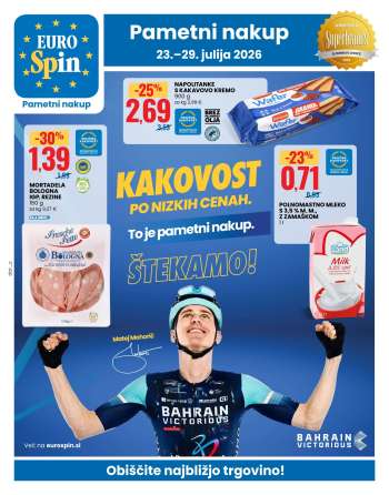 EuroSpin katalog - 23.7.2026 - 29.7.2026.