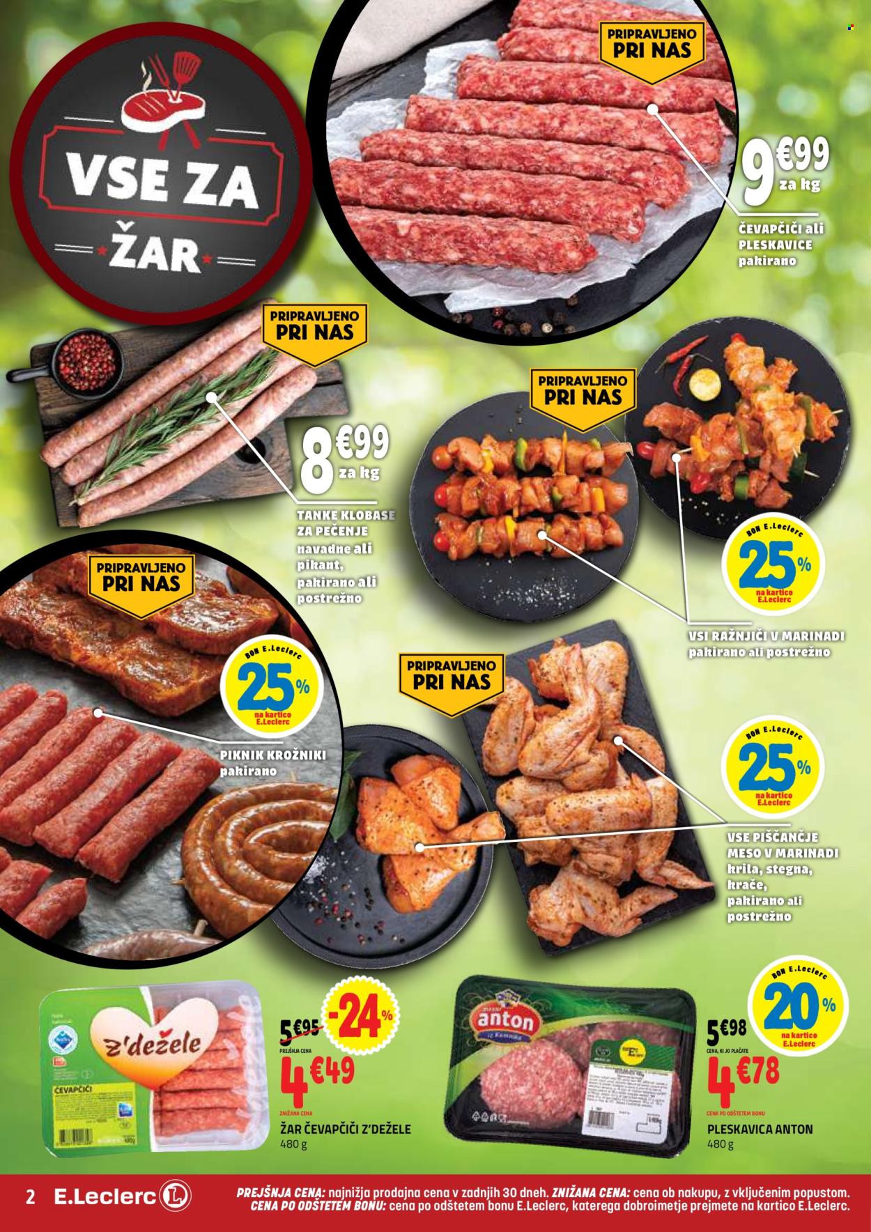 E.Leclerc katalog - 22.7.2026 - 1.8.2026. Stran 2