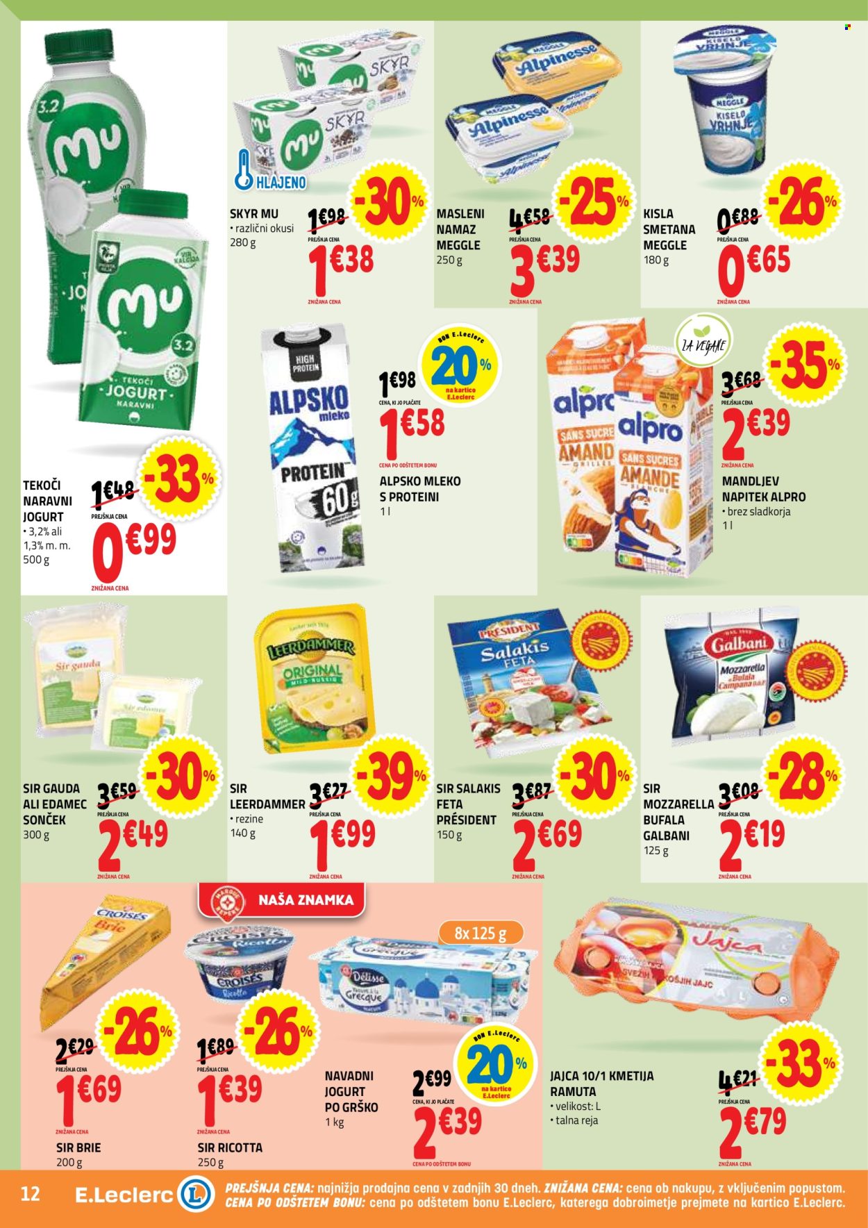E.Leclerc katalog - 22.7.2026 - 1.8.2026. Stran 12