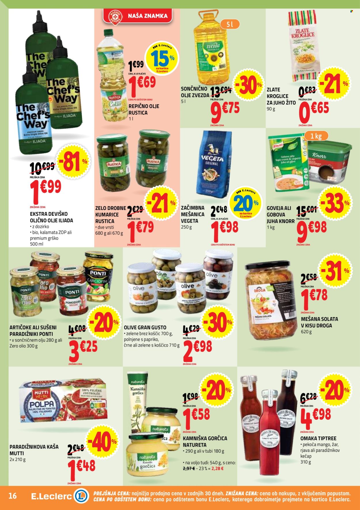 E.Leclerc katalog - 22.7.2026 - 1.8.2026. Stran 16
