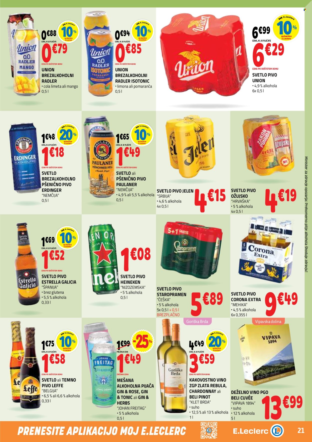 E.Leclerc katalog - 22.7.2026 - 1.8.2026. Stran 21