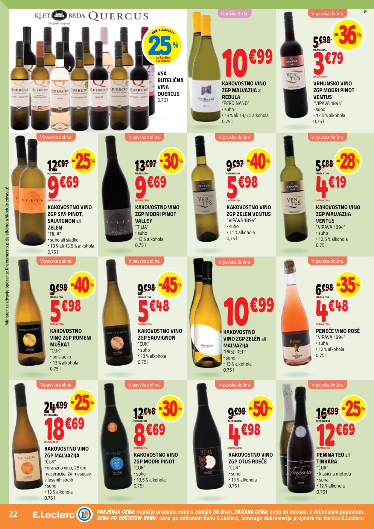 E.Leclerc katalog - 22.7.2026 - 1.8.2026. Stran 22
