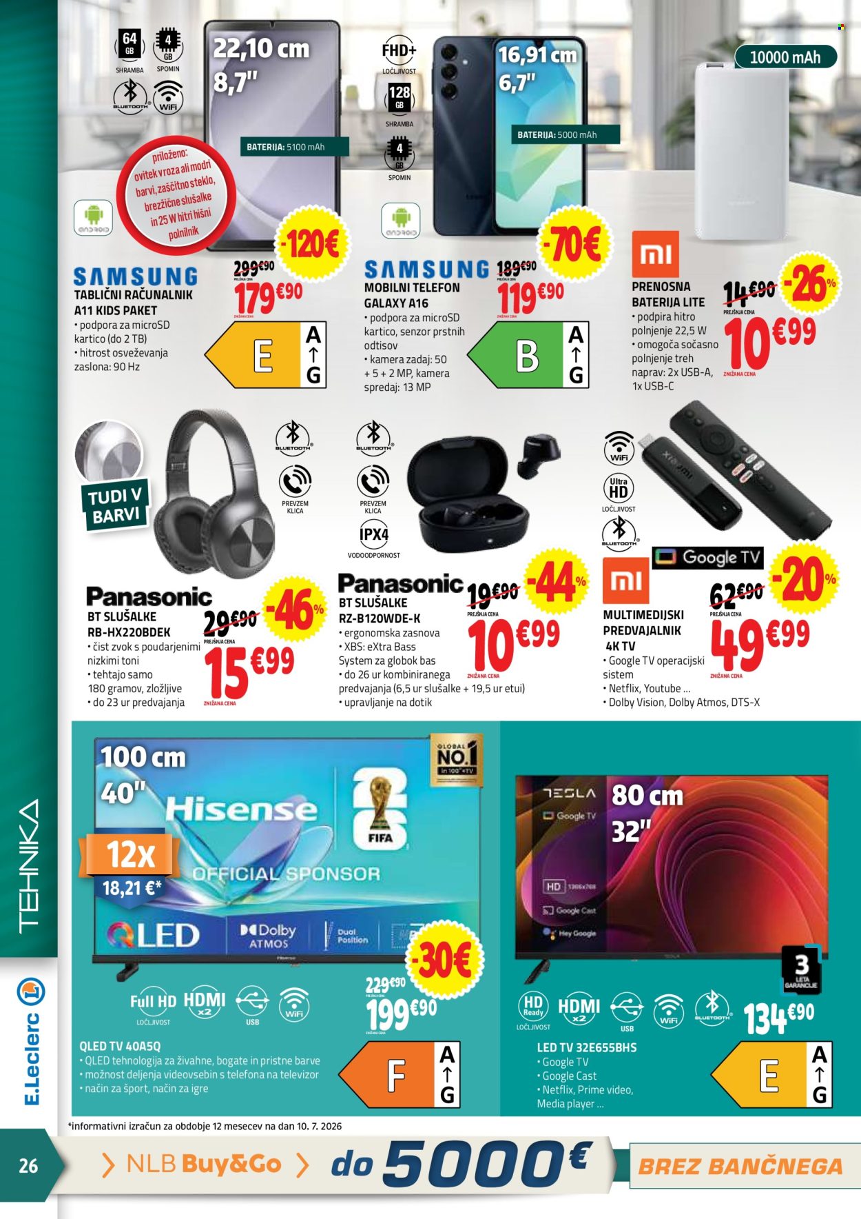 E.Leclerc katalog - 22.7.2026 - 1.8.2026. Stran 26