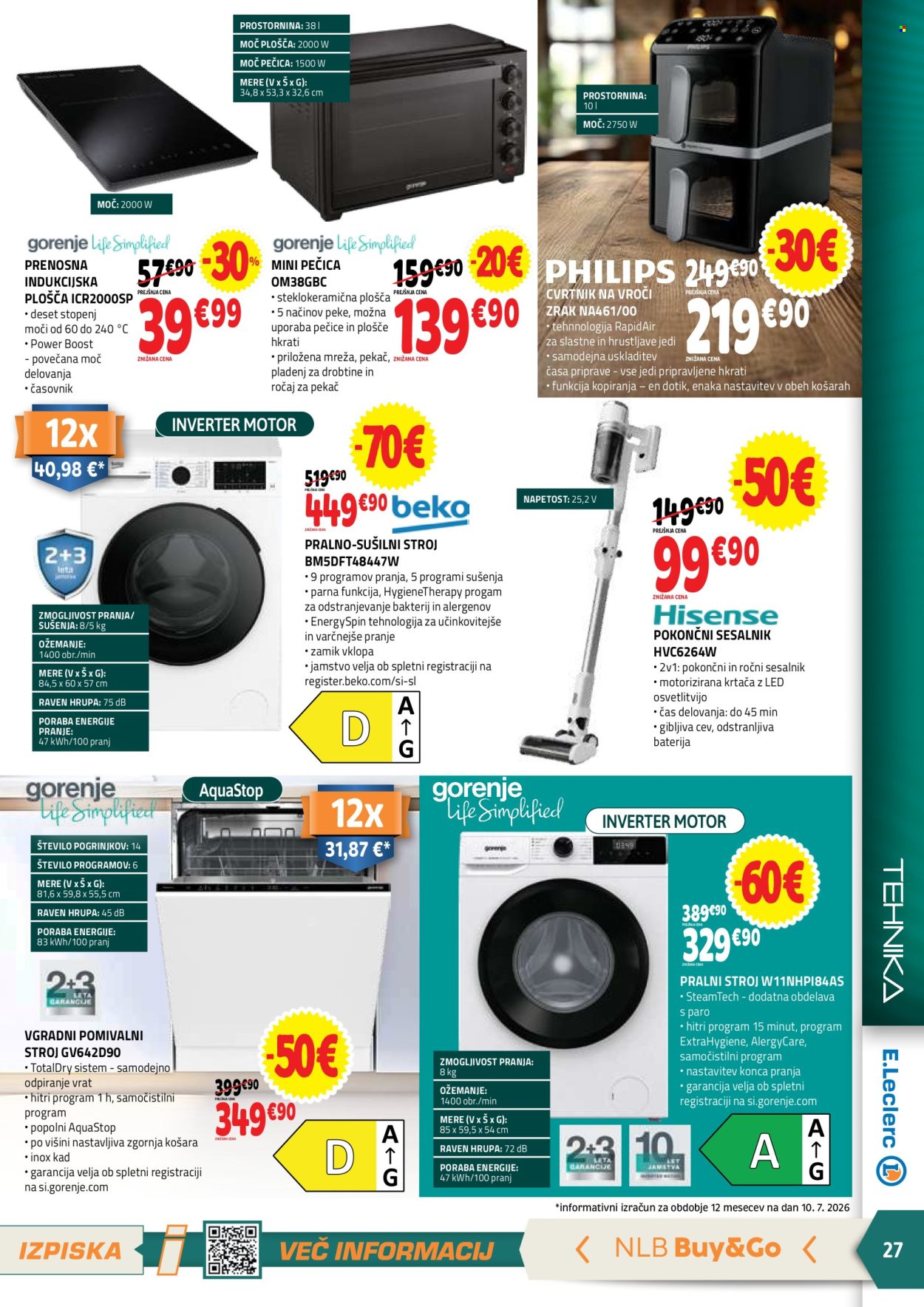 E.Leclerc katalog - 22.7.2026 - 1.8.2026. Stran 27