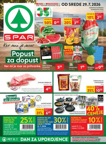 SPAR katalog - 27.7.2026 - 11.8.2026.
