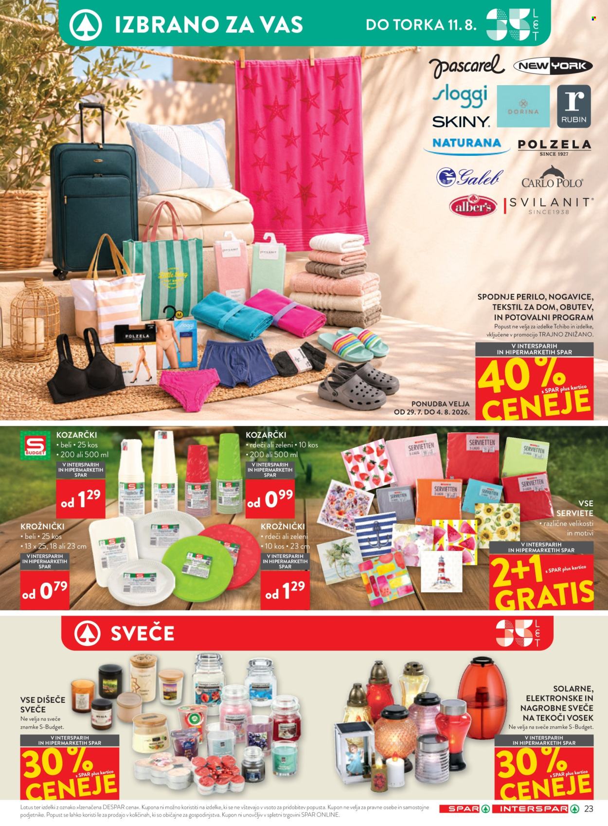 SPAR katalog - 27.7.2026 - 11.8.2026. Stran 33