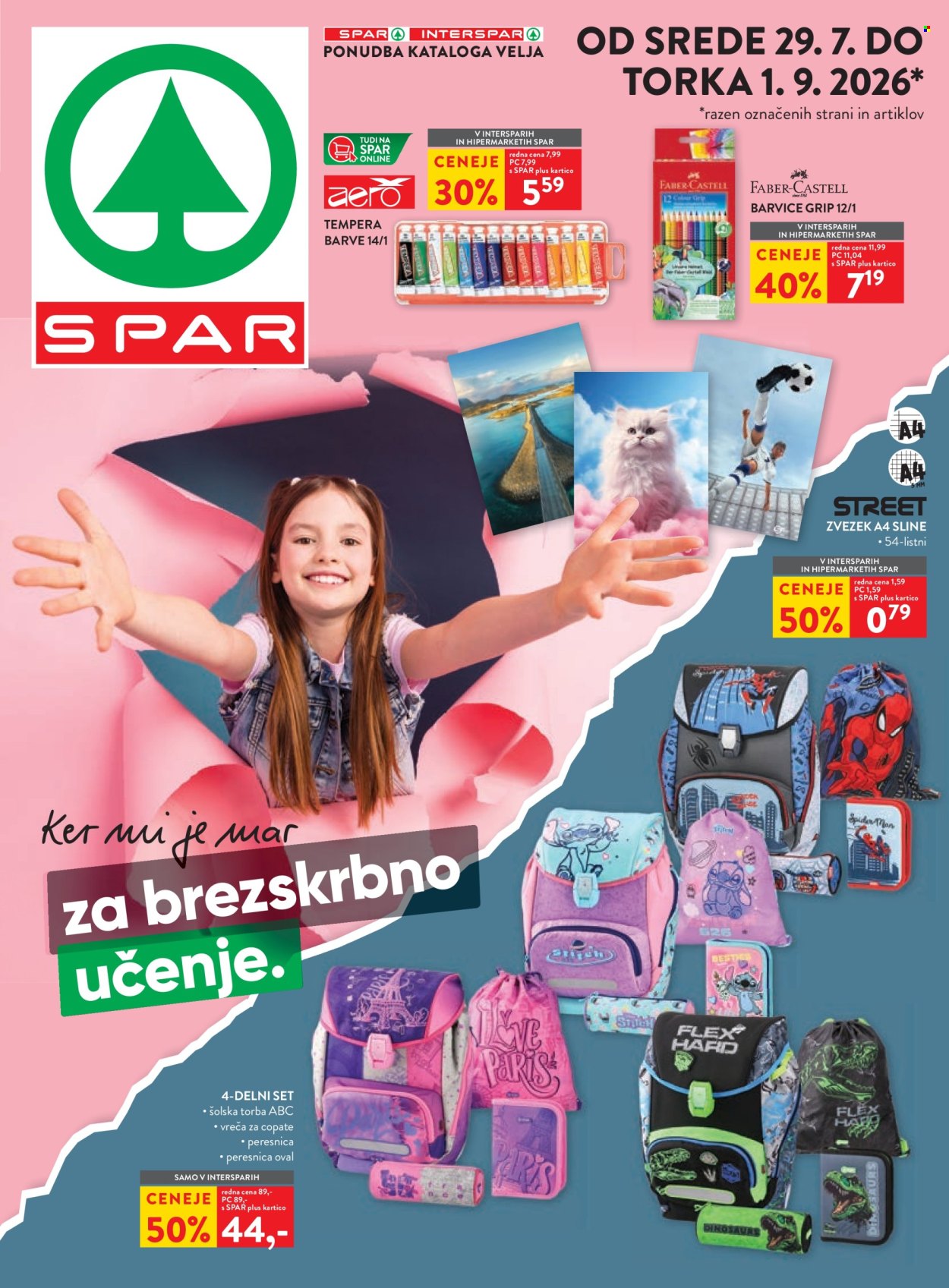 SPAR katalog - 29.7.2026 - 1.8.2026. Stran 1