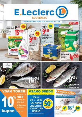 E.Leclerc katalog - 29.7.2026 - 8.8.2026.