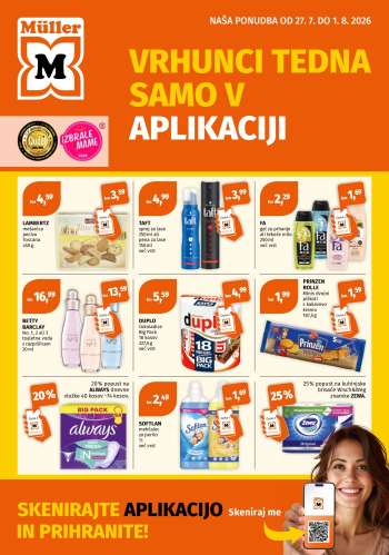 Müller katalog - 27.7.2026 - 1.8.2026.