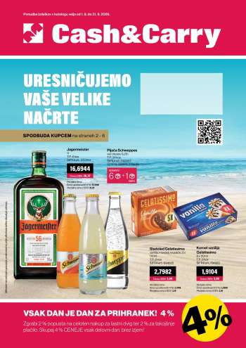 Mercator Cash & Carry katalog - 1.8.2026 - 31.8.2026.