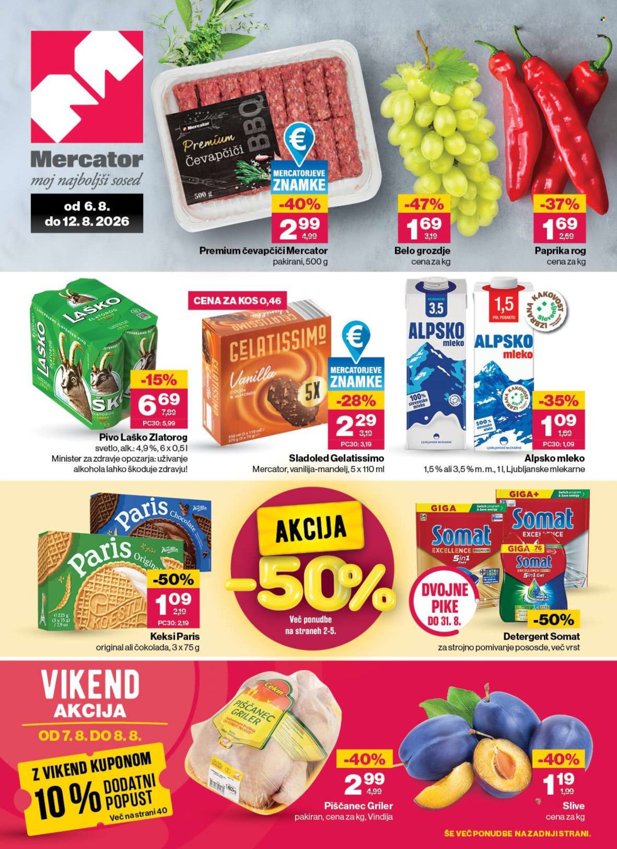 Mercator katalog - 6.8.2026 - 12.8.2026. Stran 1