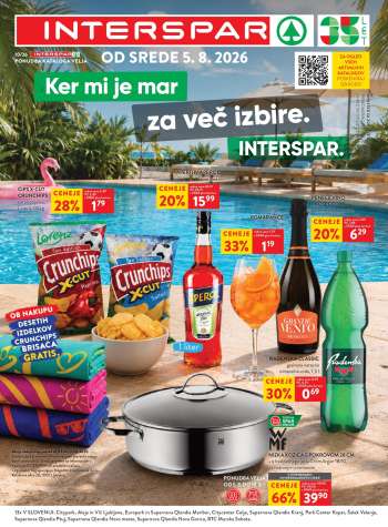 INTERSPAR katalog - 5.8.2026 - 18.8.2026.