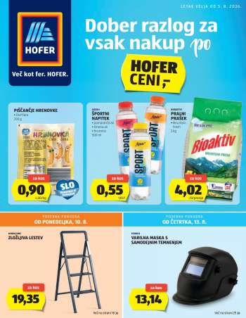 Hofer katalog - 5.8.2026 - 13.8.2026.