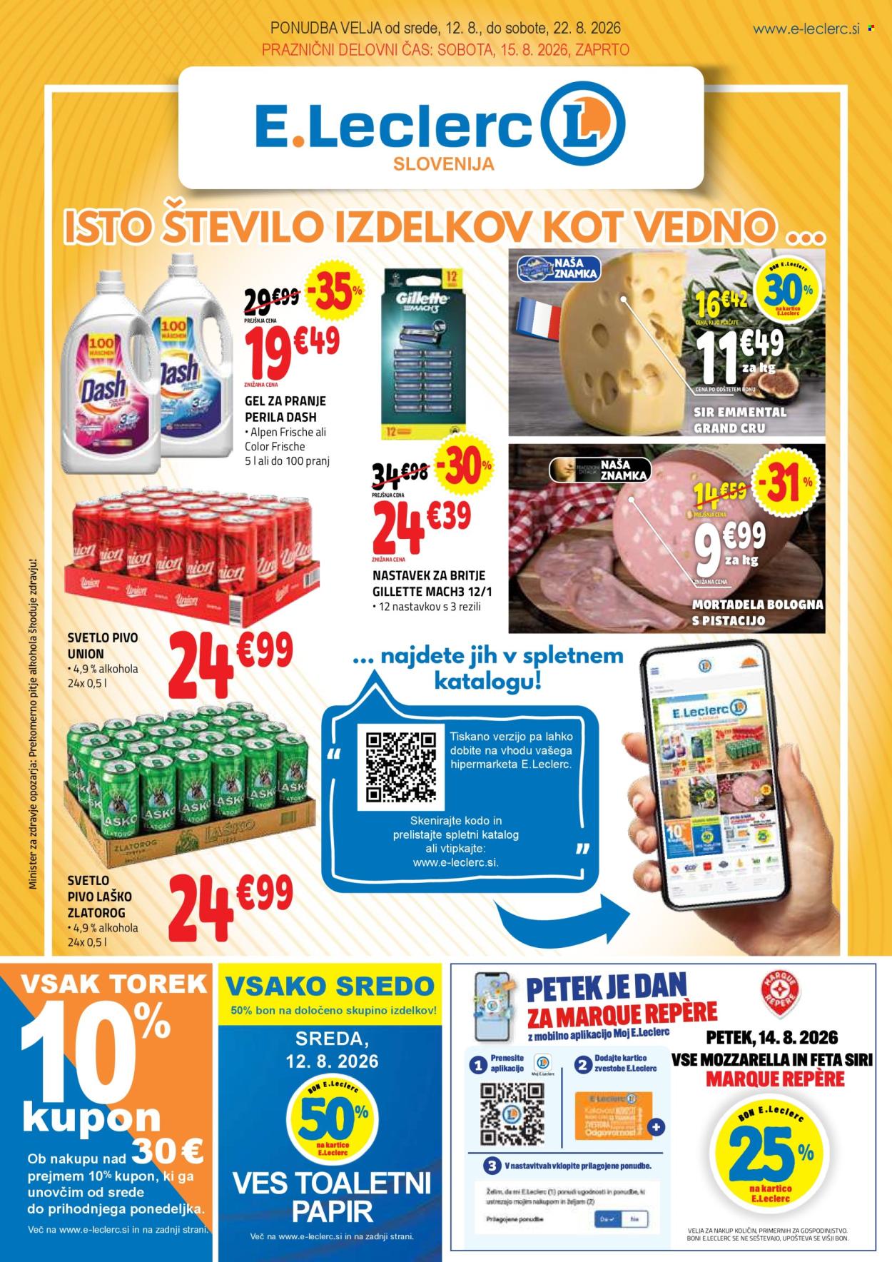 E.Leclerc katalog - 12.8.2026 - 22.8.2026. Stran 1