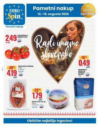 EuroSpin katalog - 13.8.2026 - 19.8.2026.