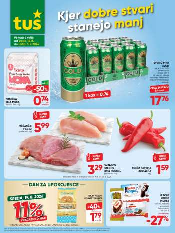 Tuš katalog - 19.8.2026 - 1.9.2026.