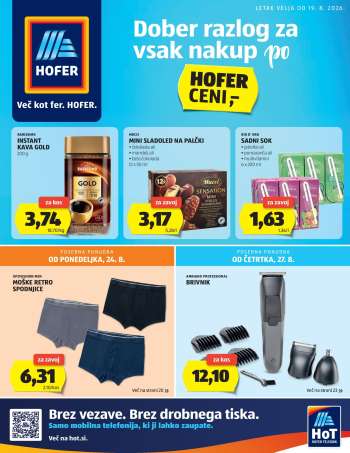 Hofer katalog - 19.8.2026 - 27.8.2026.