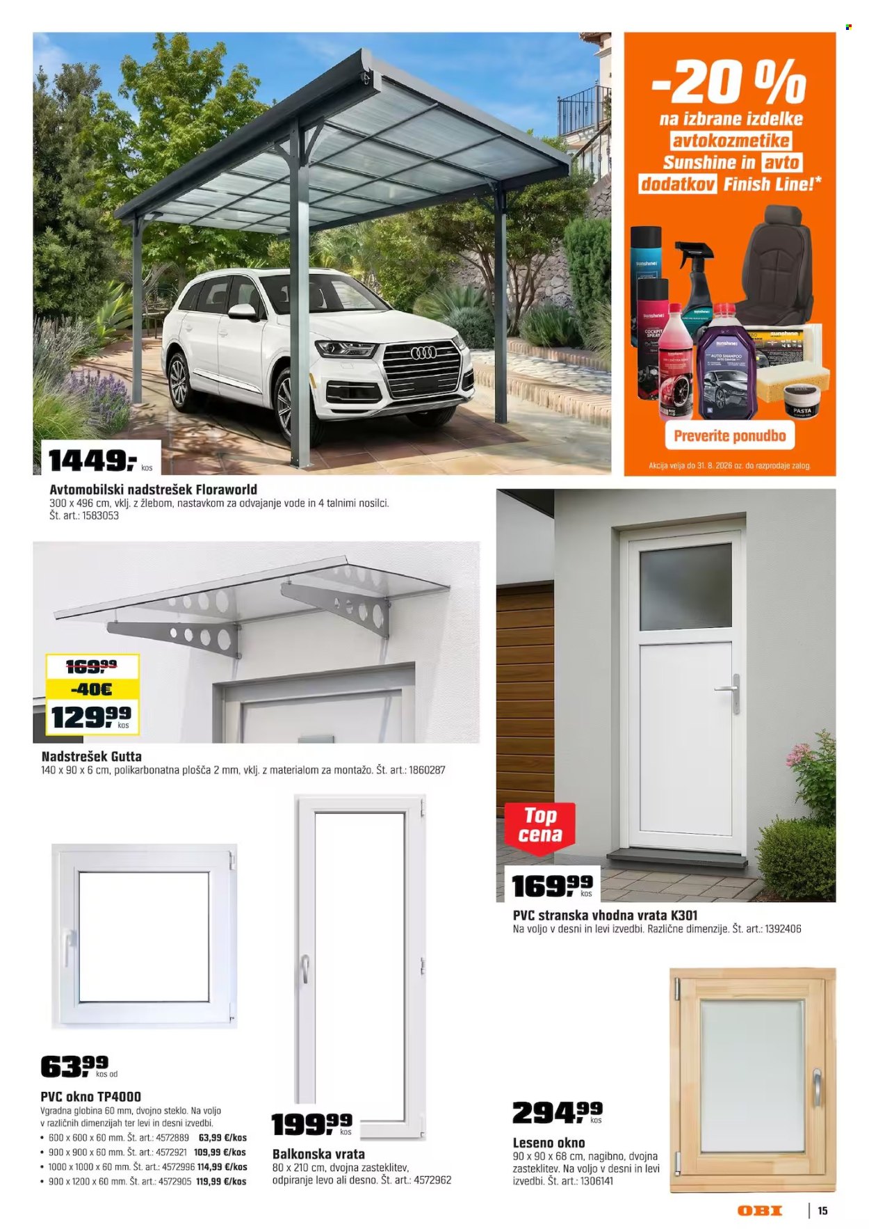 OBI katalog - 4.8.2026 - 31.8.2026. Stran 15