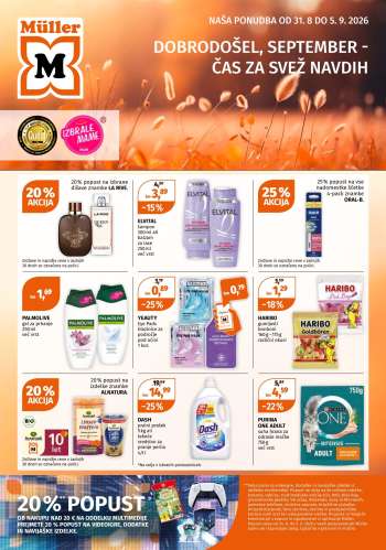 Müller katalog - 31.8.2026 - 5.9.2026.