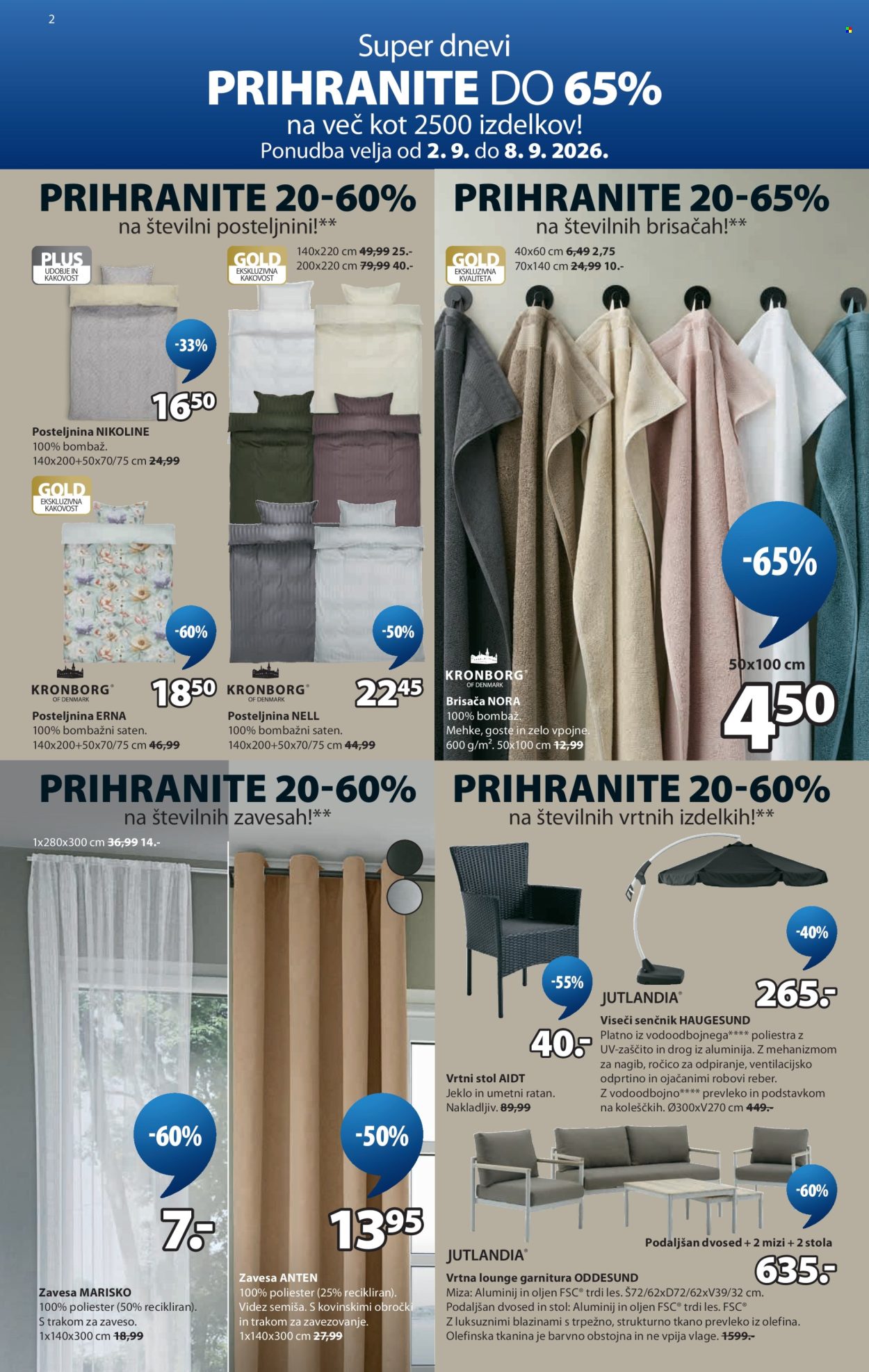 JYSK katalog - 2.9.2026 - 13.10.2026. Stran 3