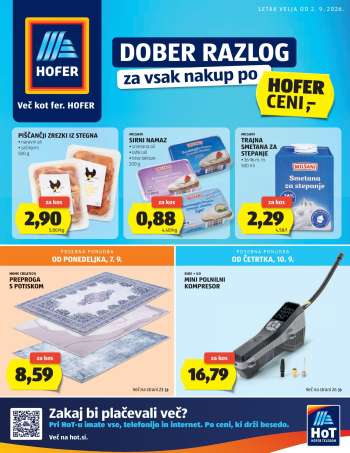 Hofer katalog - 2.9.2026 - 10.9.2026.