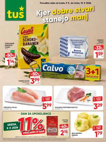 Tuš katalog - 9.9.2026 - 15.9.2026.
