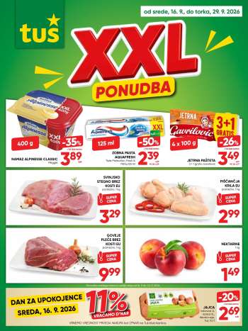 Tuš katalog - 16.9.2026 - 29.9.2026.
