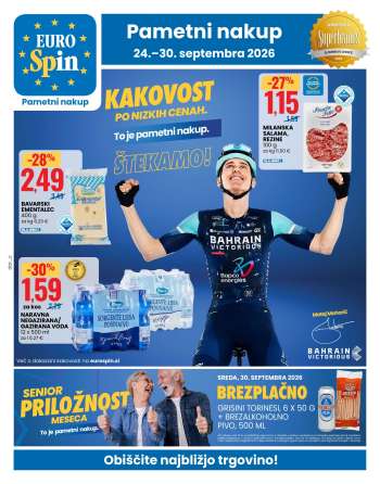 EuroSpin katalog - 24.9.2026 - 30.9.2026.