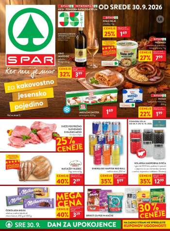 SPAR katalog - 30.9.2026 - 13.10.2026.