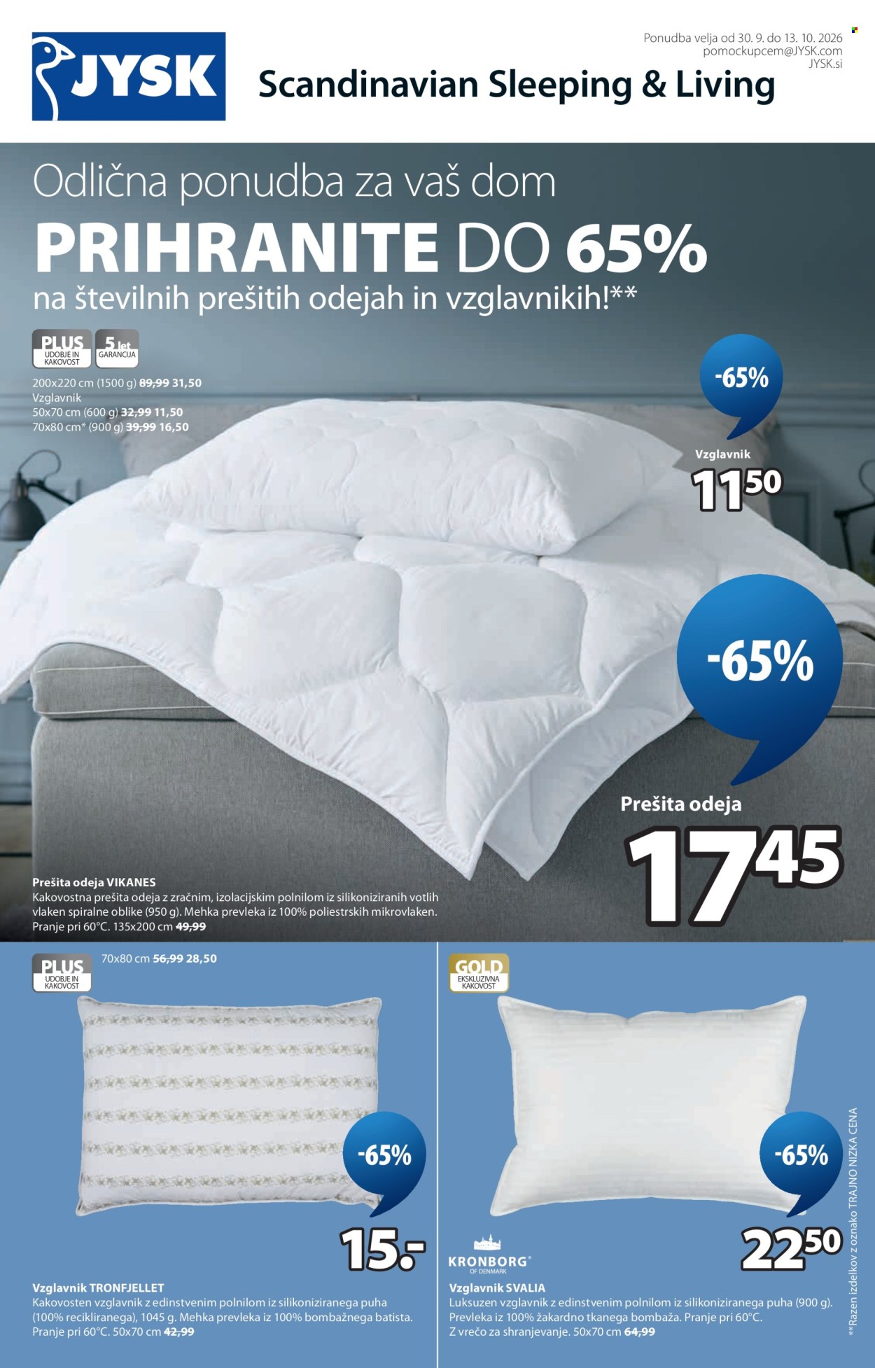 JYSK katalog - 30.9.2026 - 13.10.2026. Stran 2