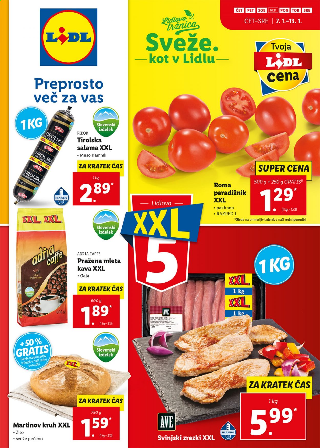 Lidl katalog - 7.1.2021 - 17.1.2021. Stran 1