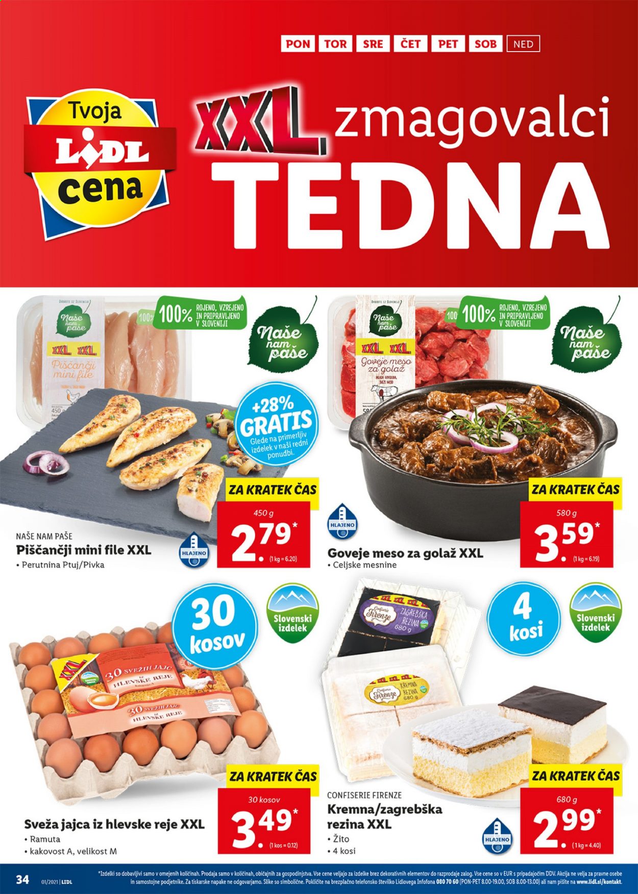 Lidl katalog - 7.1.2021 - 17.1.2021. Stran 34