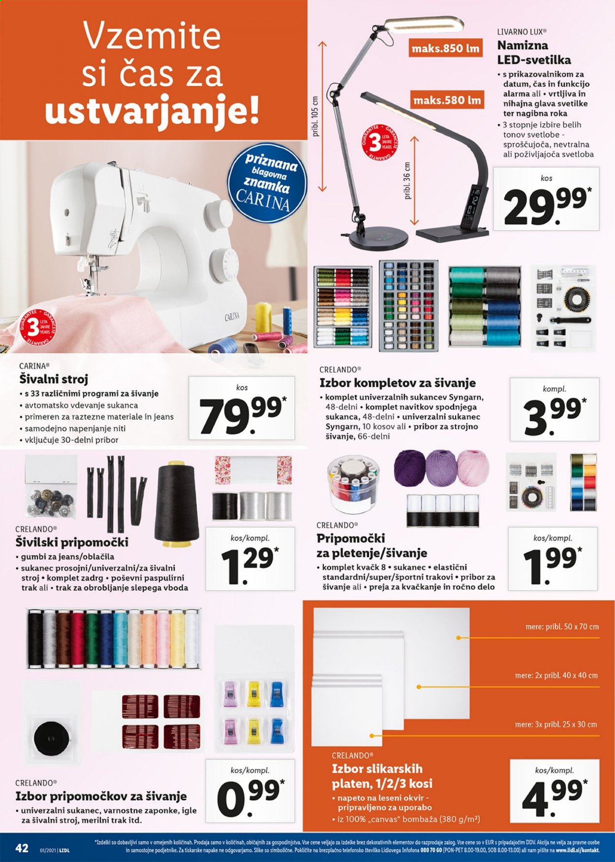 Lidl katalog - 7.1.2021 - 17.1.2021. Stran 42