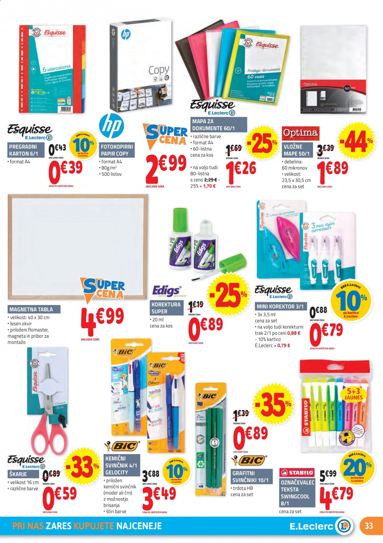 E.Leclerc katalog - 6.1.2021 - 16.1.2021. Stran 33