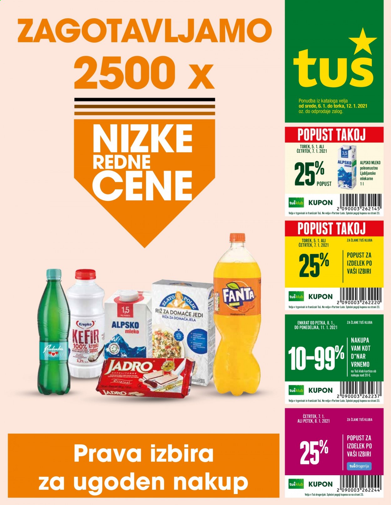 Tuš katalog - 6.1.2021 - 12.1.2021. Stran 1
