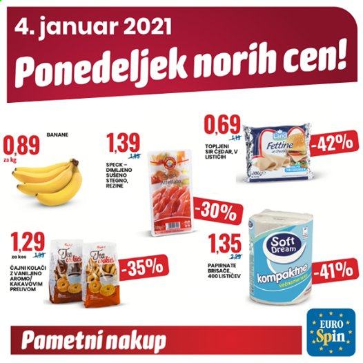 EuroSpin katalog - 4.1.2021 - 4.1.2021. Stran 1