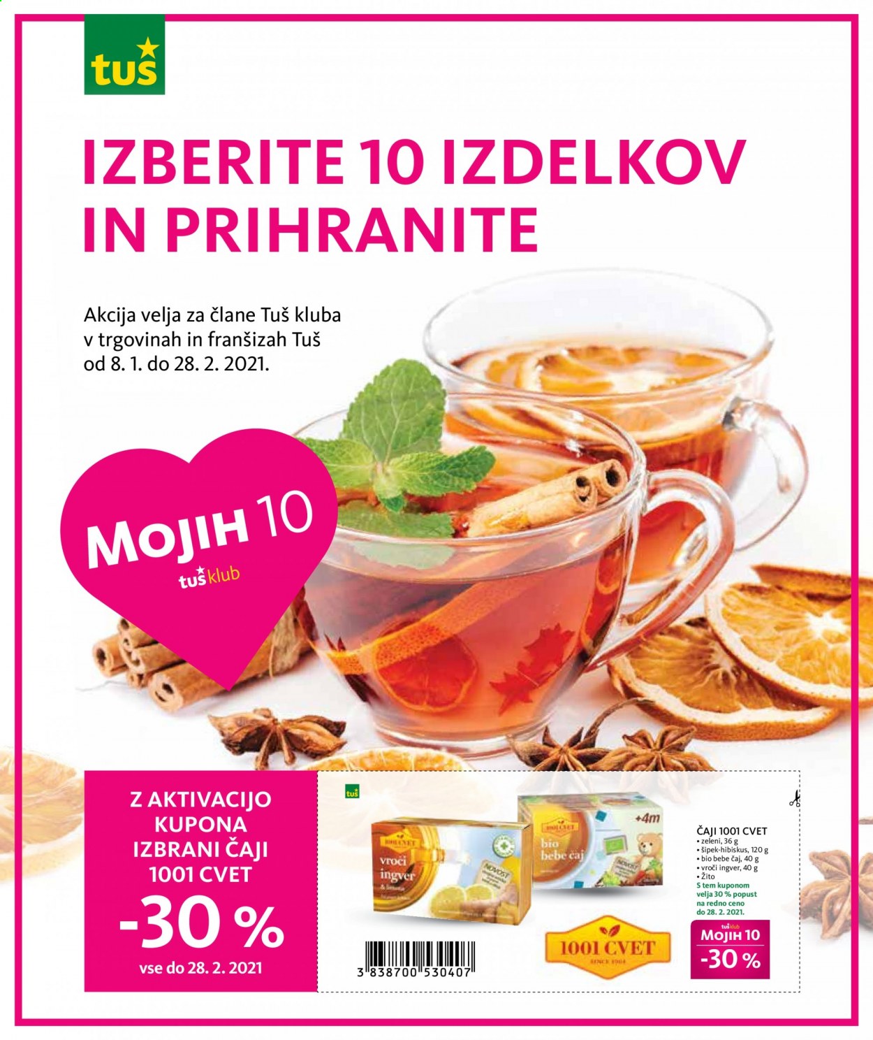 Tuš katalog - 8.1.2021 - 28.2.2021. Stran 1