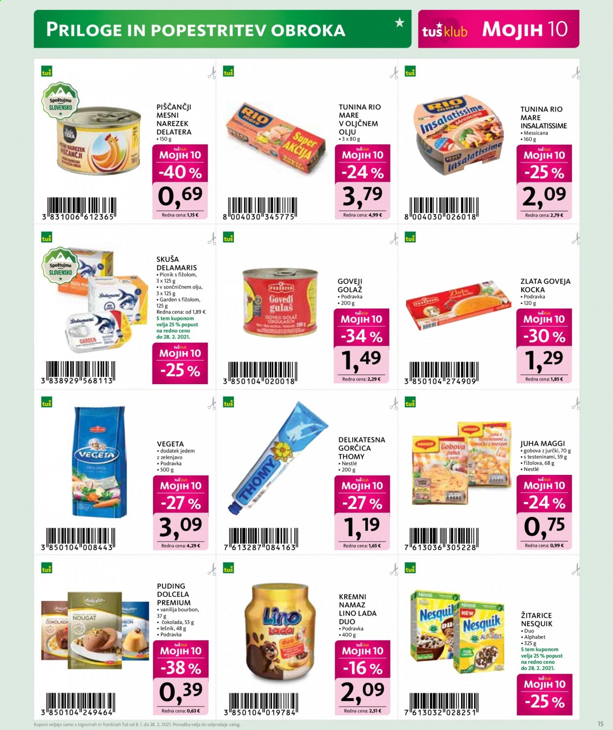 Tuš katalog - 8.1.2021 - 28.2.2021. Stran 15