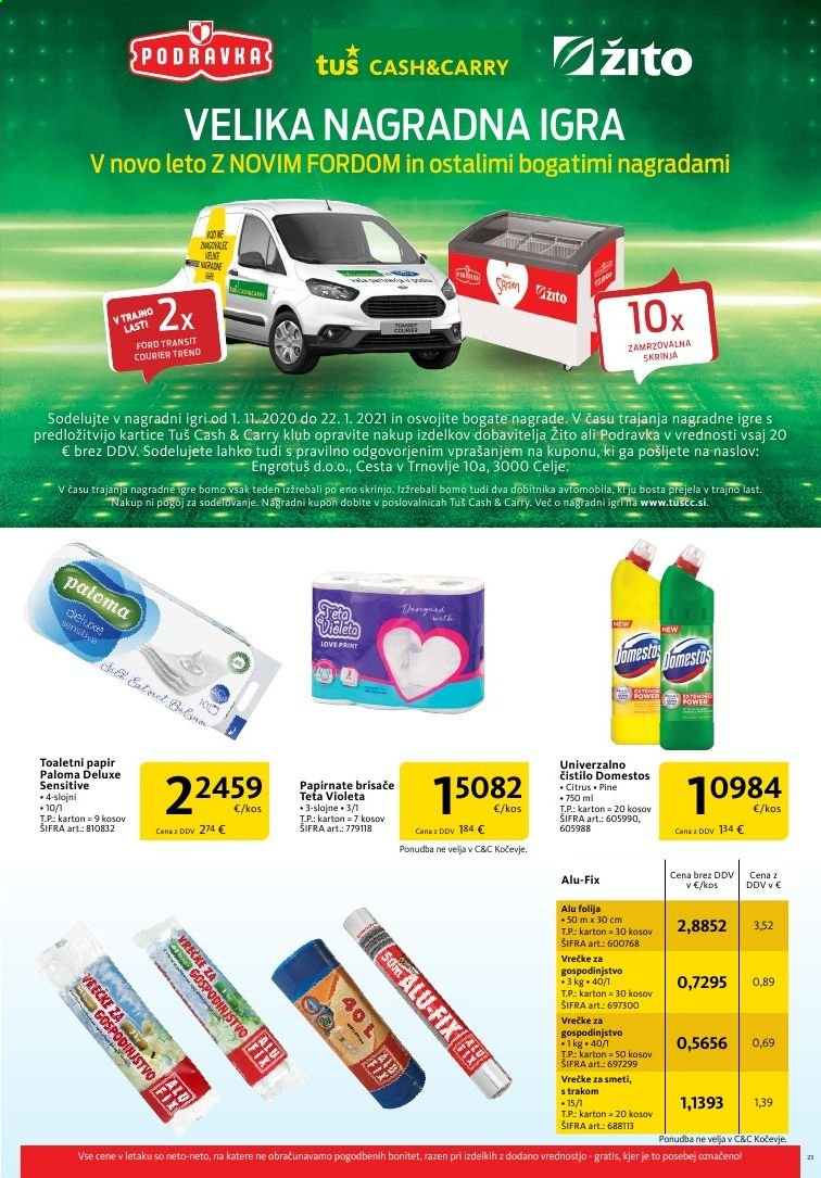 Tuš Cash & Carry katalog - 1.1.2021 - 31.1.2021. Stran 23