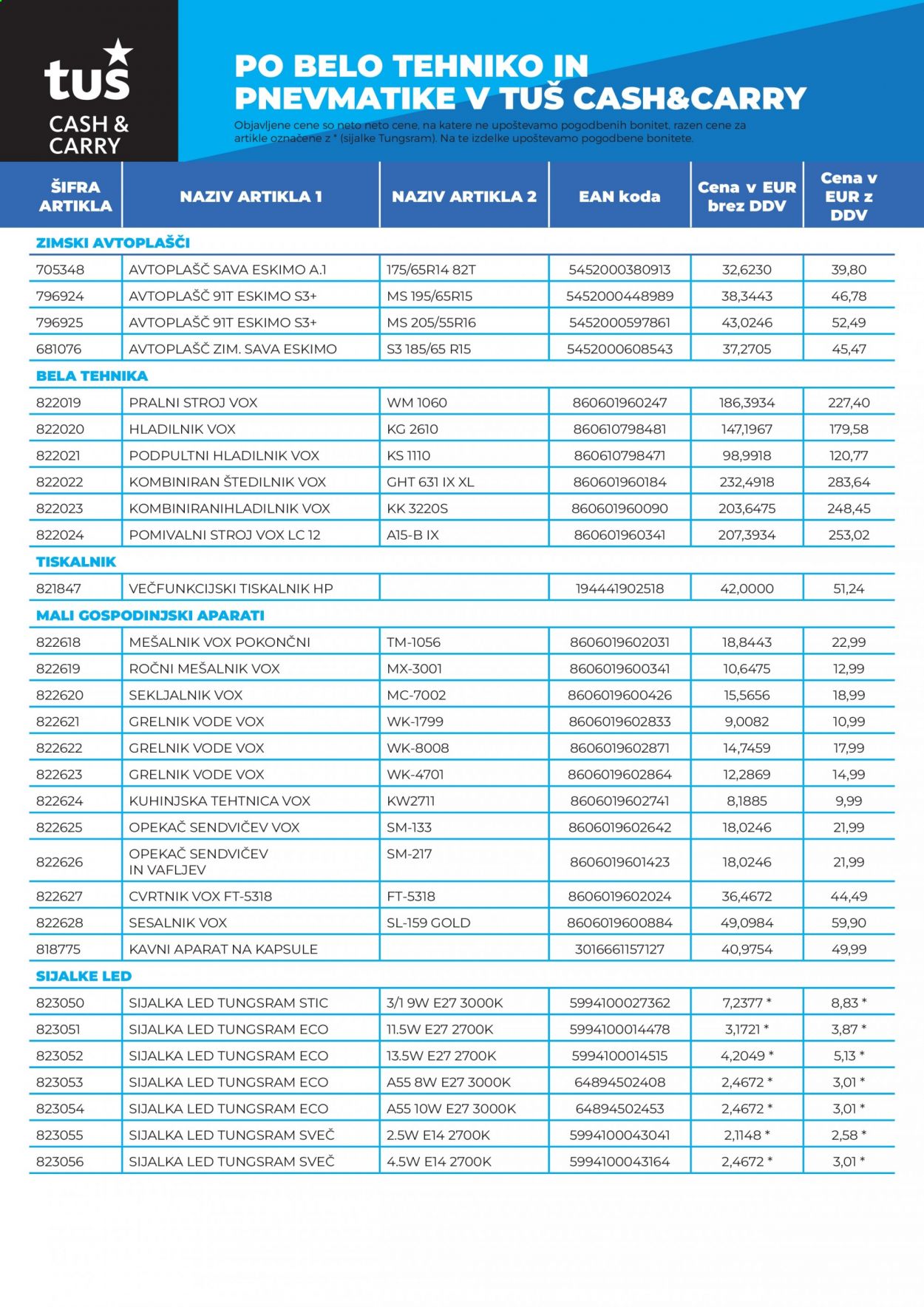 Tuš Cash & Carry katalog - 7.12.2020 - 10.1.2021. Stran 1