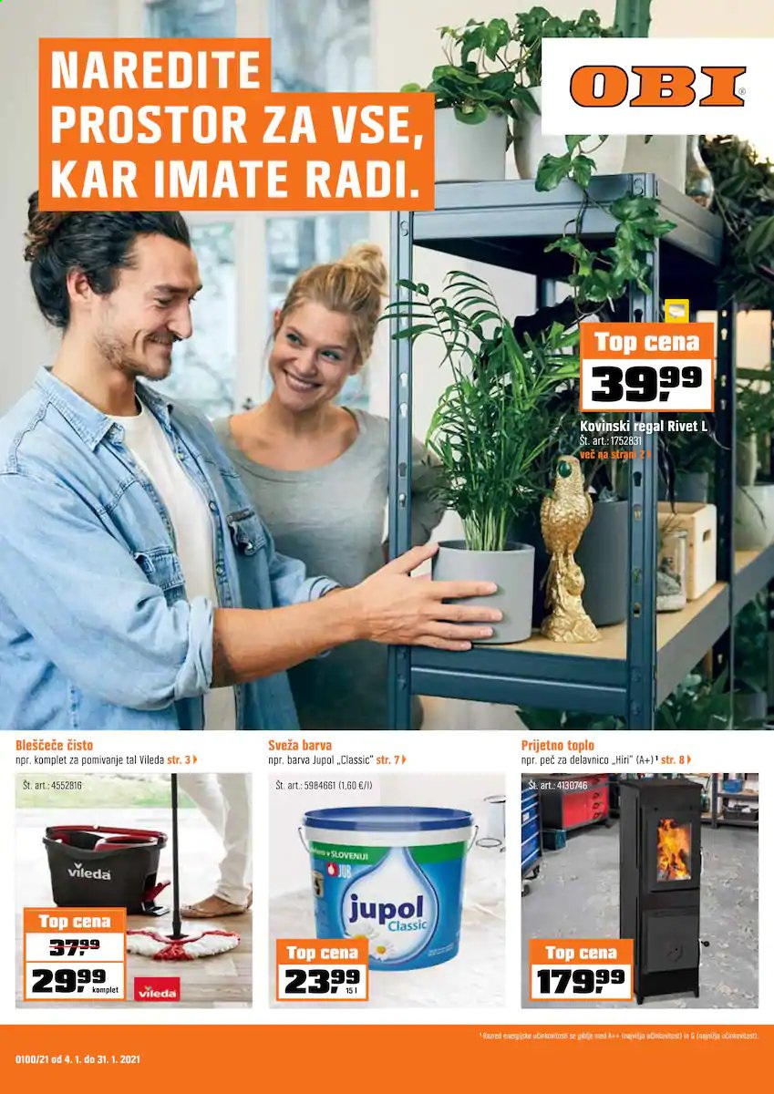 OBI katalog - 4.1.2021 - 31.1.2021. Stran 1