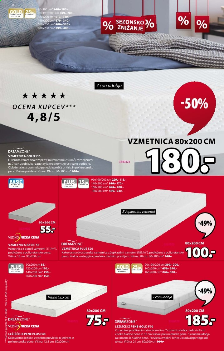 JYSK katalog - 7.1.2021 - 20.1.2021. Stran 8