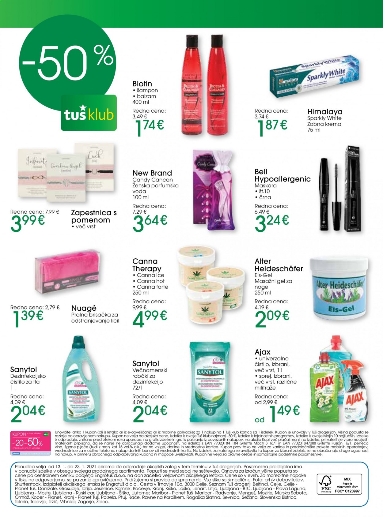 Tuš Drogeria katalog - 13.1.2021 - 23.1.2021. Stran 24