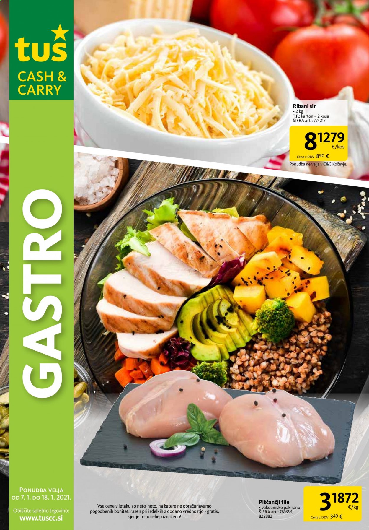 Tuš Cash & Carry katalog - 7.1.2021 - 18.1.2021. Stran 1