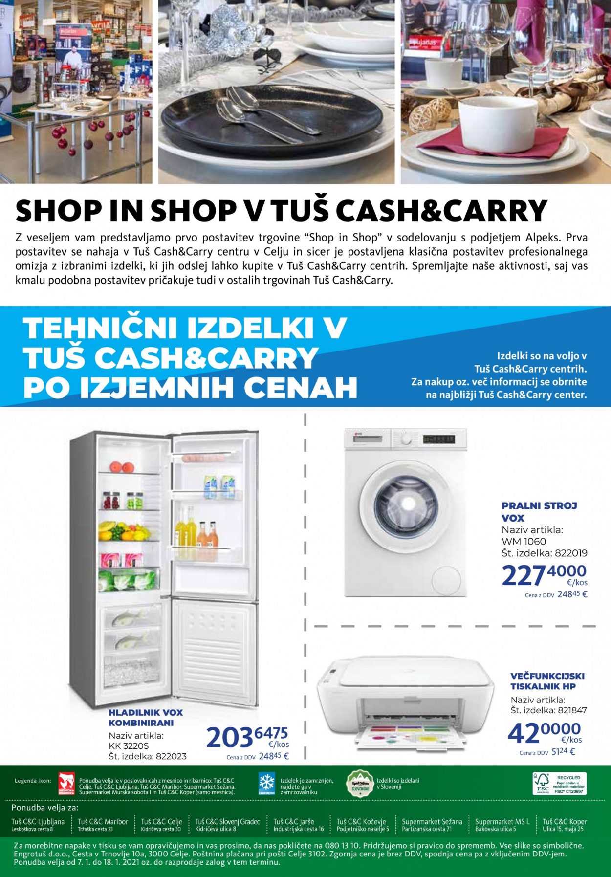Tuš Cash & Carry katalog - 7.1.2021 - 18.1.2021. Stran 16