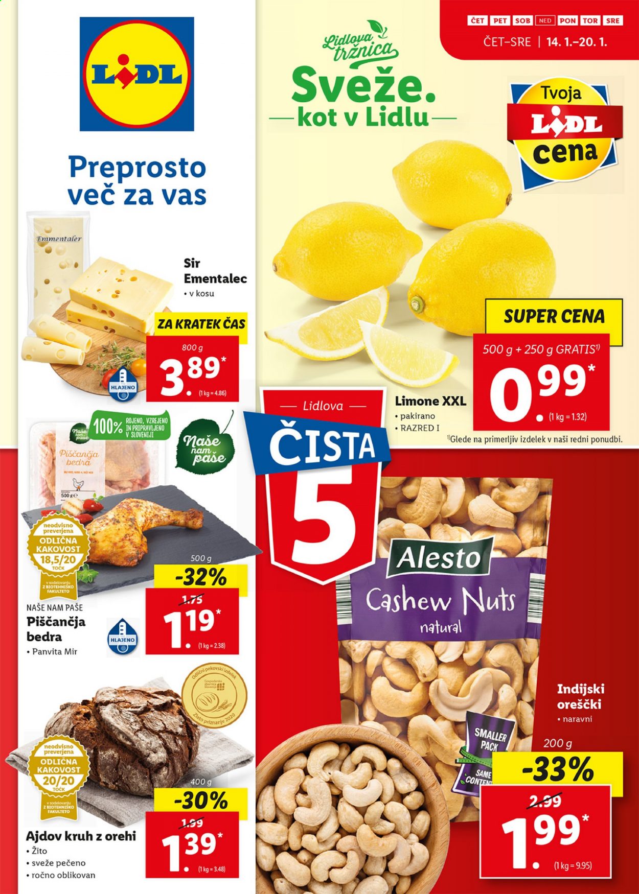 Lidl katalog - 14.1.2021 - 23.1.2021. Stran 1